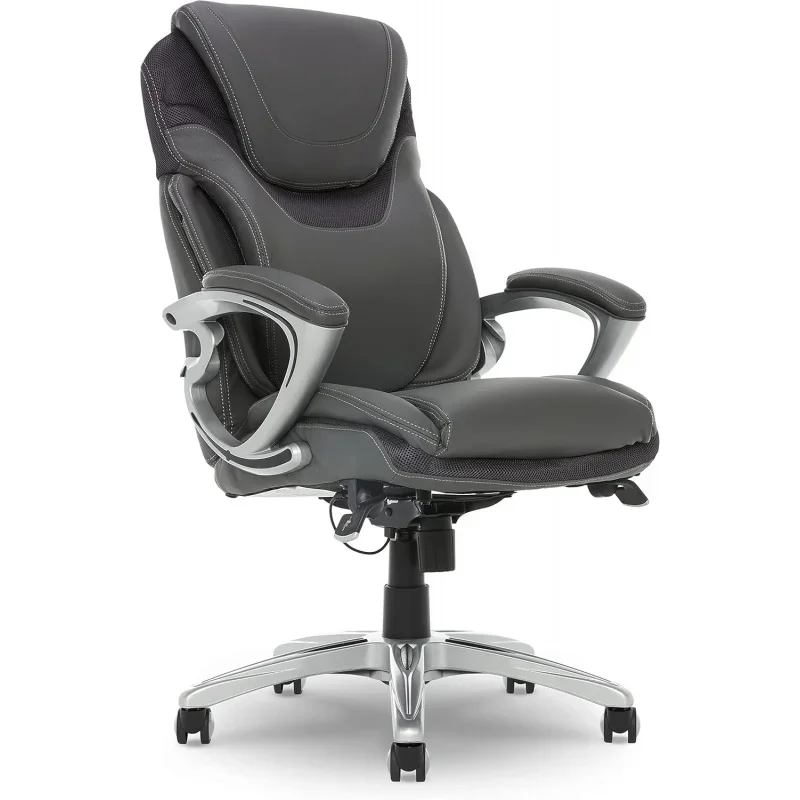 Serta Bryce Executive Office Chair, Ergonomic Computer DeskChair with Patented AIR Lumbar Technology, Comfortable LayeredP