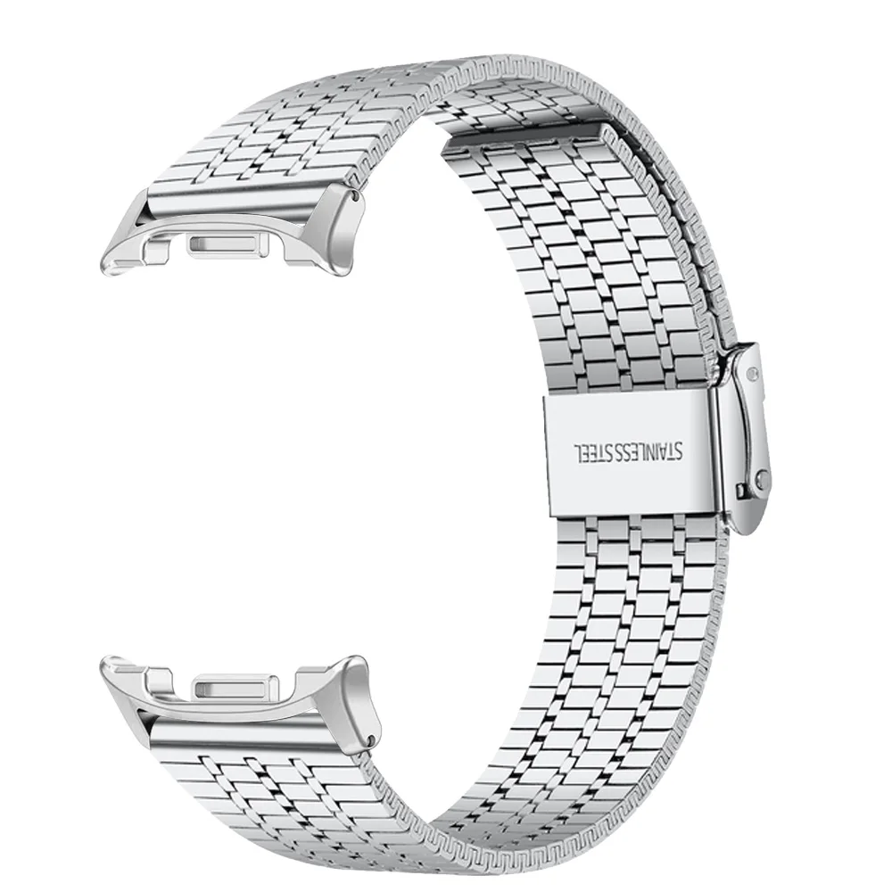 Premium Stainless Steel No-Gap Strap for Galaxy Watch - Elegant Bracelet Band