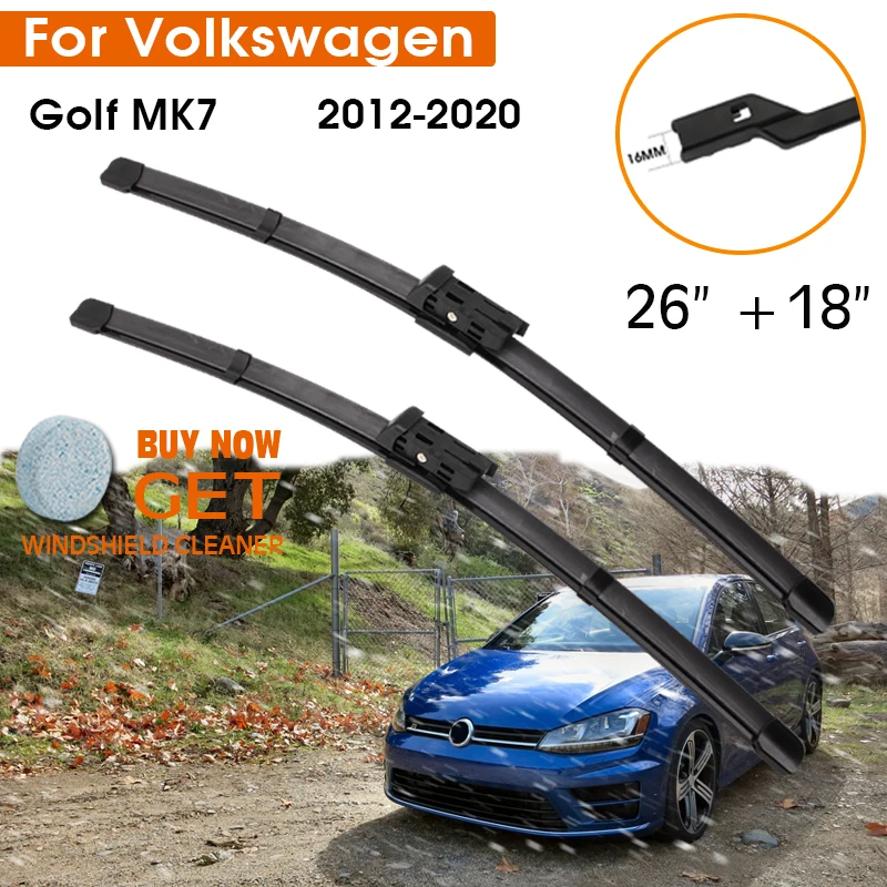 Car Wiper Blade For Volkswagen Golf Mk7 20122020 Windshield Rubber
