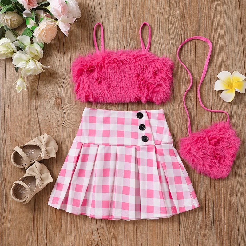 Designer Summer Skirt Set For Girls Set With Big Bow Hair Band, Tube Top,  And Solid Yellow Gauze Tutu Skirt M116 From Hltrading, $6.75 | DHgate.Com