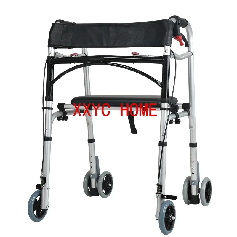 Riabilitazione Stick Assist In Lega Di Alluminio Telaio In Piedi Disabili Rollator Mobility Training