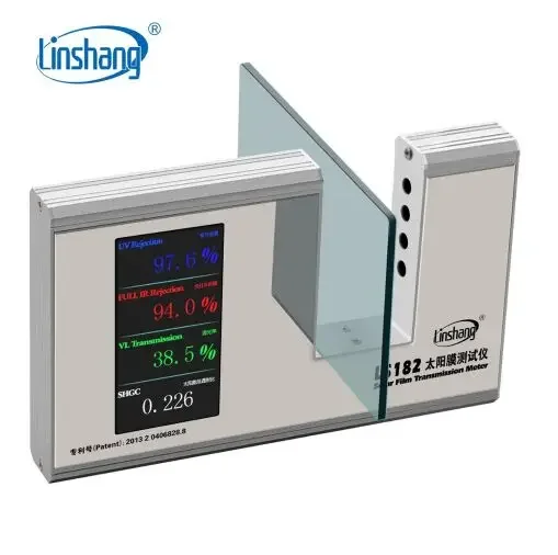 LS182 태양광 필름 윈도우 틴트 UV IR VL 변속기 계량기 측정, 태양열 이득 계수, EDTM Wp4500