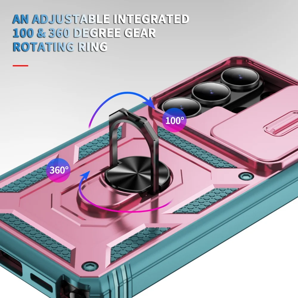 Durable Armor Lens Protection Case with Magnetic Holder Compatibility