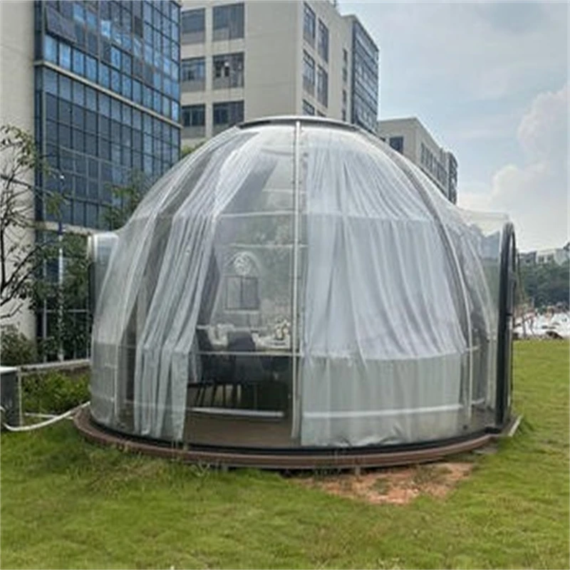 Full House Clear Dome With Exhibition Tents Glamping Geodesic Dome