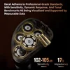 KZ Decet HiFi Wired Earphones 10 Unit Dynamic Monitoring Earphones 3.5mm -2-pin Adjustable Cable Custom Earphones 6
