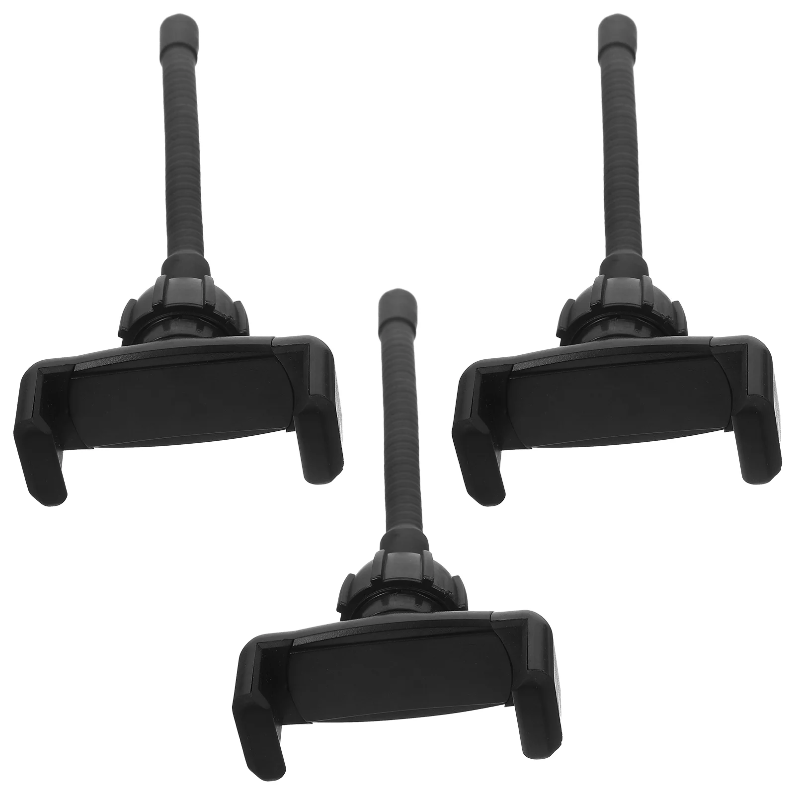 

3pcs Gooseneck Phone Holder 1/4 inch Thread Rotatable Flexible Phone Mount