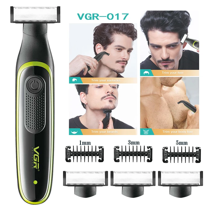Professional Electric Shaver For Men Hair Trimmer Washable Beard Rechargeable Razor Facial Body Shaving |