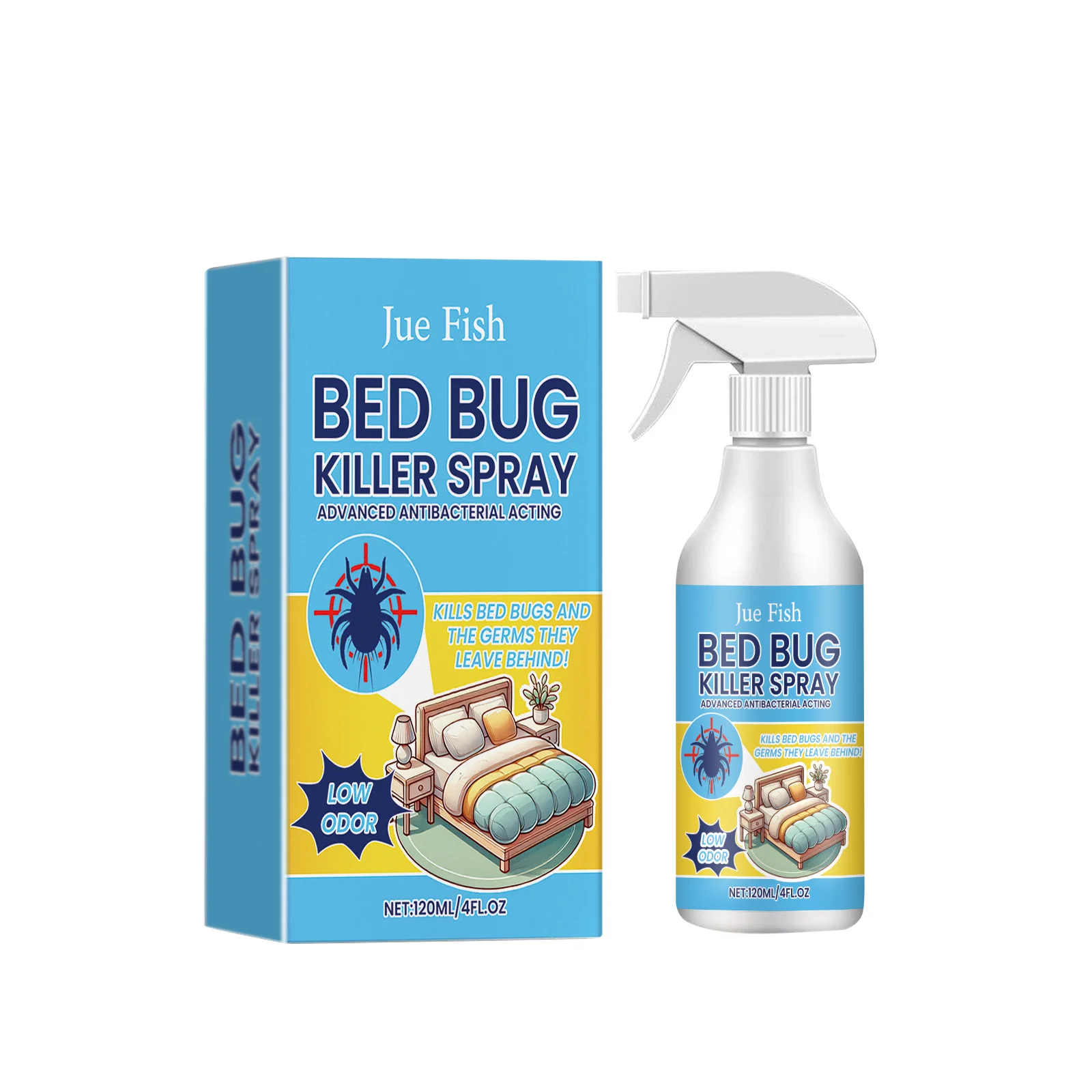 Bedroom Insecticide Spray Anti-Bug Effect Mite Removal Formula
