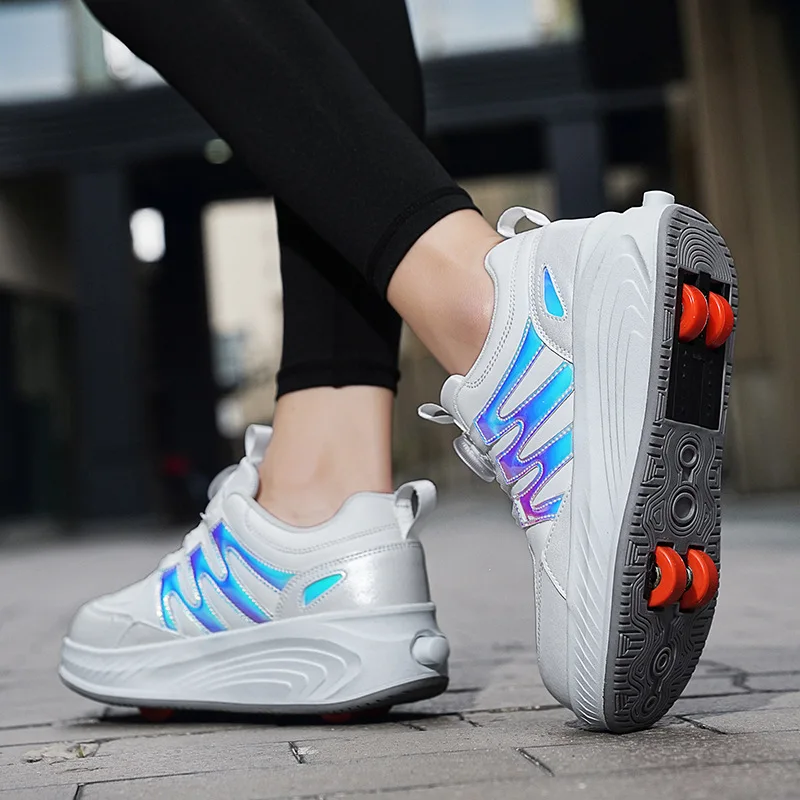 CC 25 Platform Sneaker Orange Nude Cowhide 312951