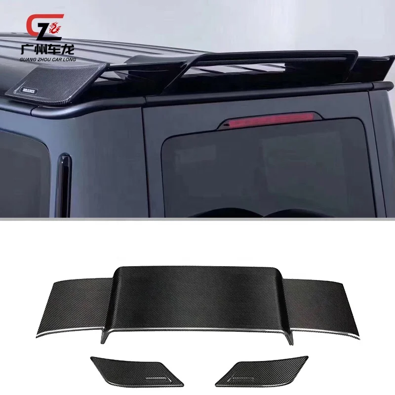 

Best sell Car Body kit For Mercedes Benz G Class W464 G63 G350 G550 G500 2019-2020 Upgrade to Bra bus Style Carbon Fiber Spoiler