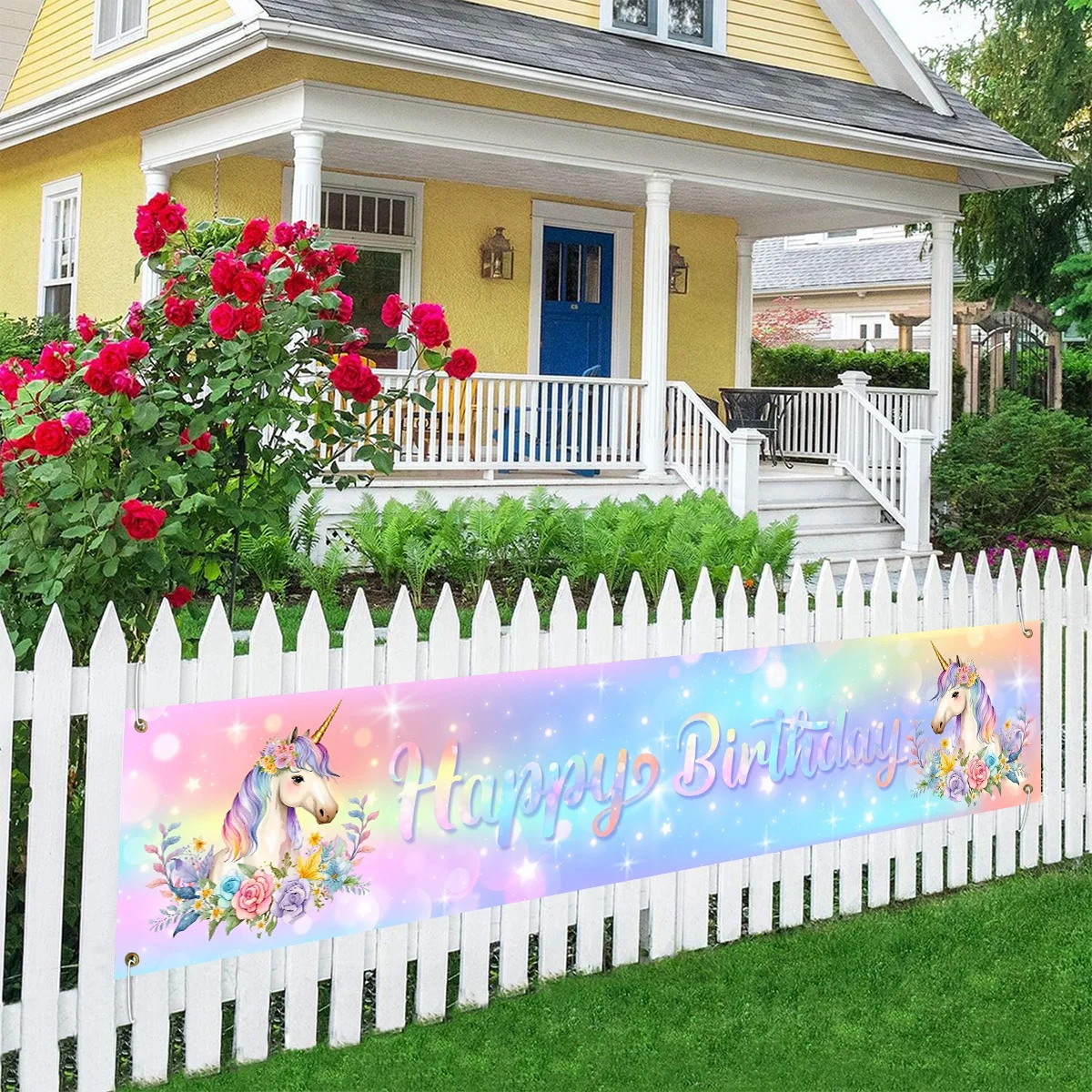 Unicorno Festa Di Compleanno Decorazione Unicorno Compleanno Banner Unicorno Decorazione Festa Baby Shower Ragazza Festa Di Compleanno Forniture