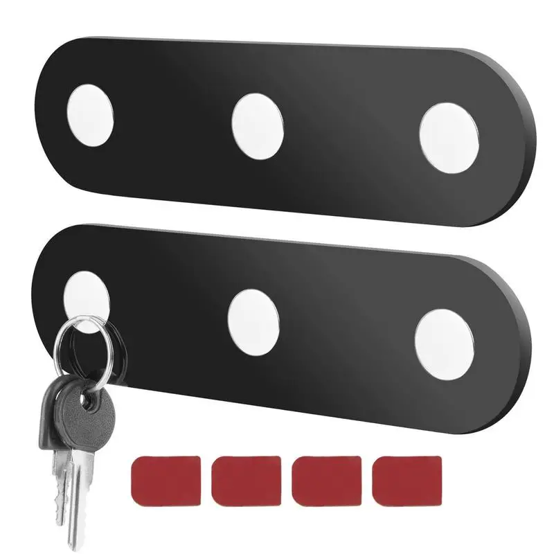 

Magnetic Key Holder With Multiple Key No Drilling Wall Hanger Home Kitchen Storage Organization Tools For Living Room Offices