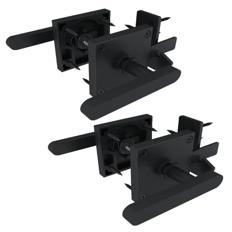 Heavy Duty Swinging Door Latches Practical Fence Lock Double Side Gate Latches Hardware for Shed, Backyard, Garden