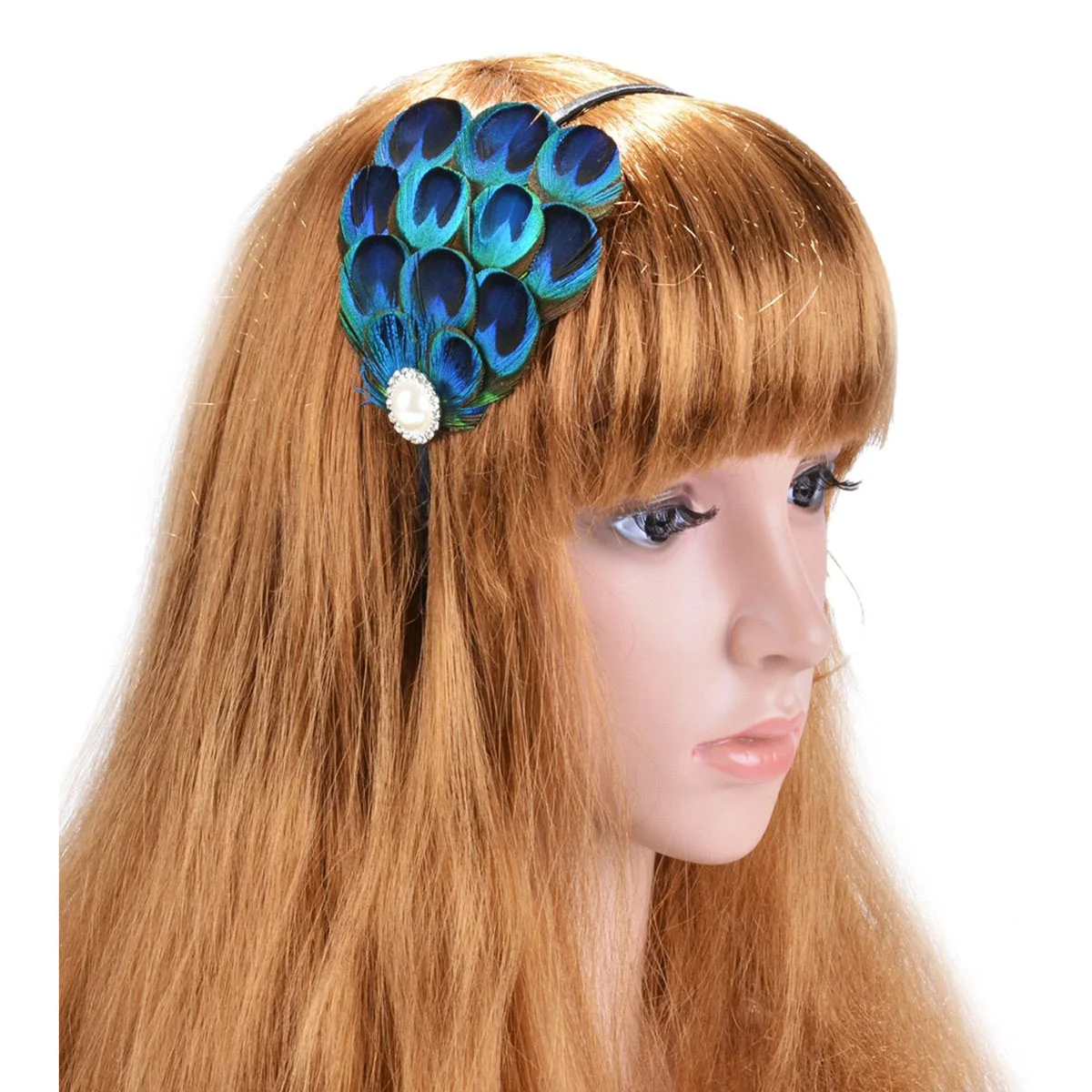 Bridal Headpiece Vintage Headwear Headband Bride Headpieces for Wedding Hair Barrettes 4