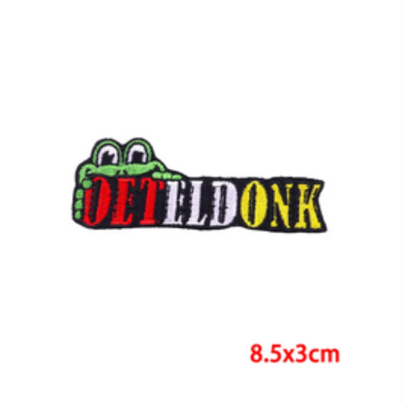 Neue Niederlande Karneval Frosch Stickerei Patch Niederlande Oeteldonk Emblem Patch DIY Eisen Auf Patches Für Kleidung Dekoration – Detail 9