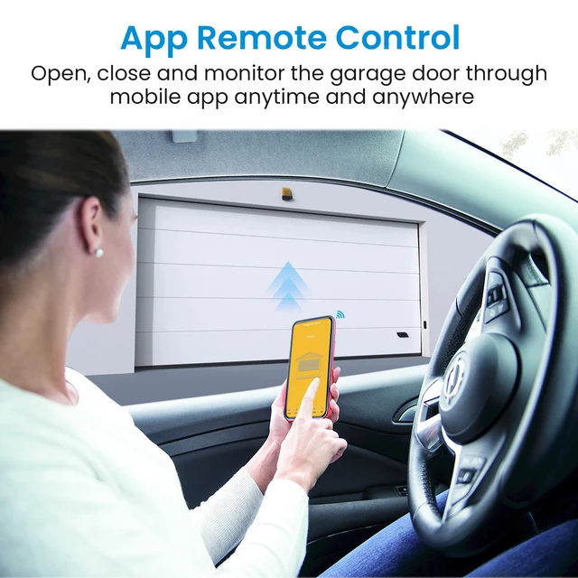 Tuya Smart Life Garage Door Opener Controller With Wireless Sensor Home Protection Google Assistant Alexa 2