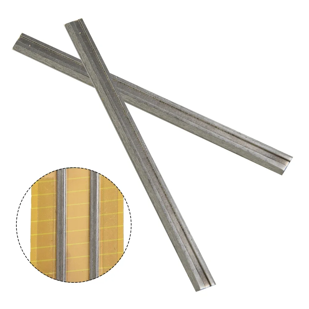 Woodworking Tools Planer Blades 6pcs 82mm Electric Planer Blades Reversible HSS Wood Planer Knives For Woodworking Machinery Spare Parts Carpenter Tools