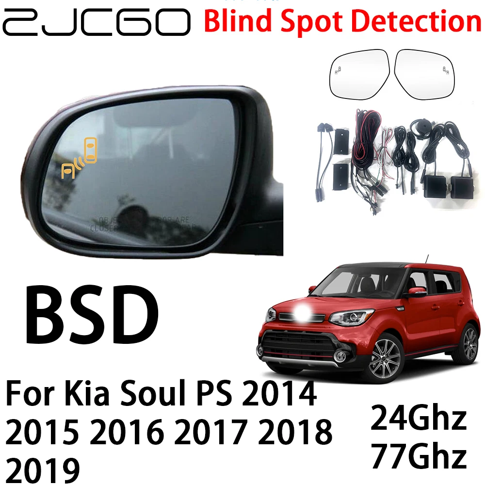

ZJCGO Car BSD Radar Warning System Blind Spot Detection Safety Driving Alert for Kia Soul PS 2014 2015 2016 2017 2018 2019