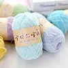 40g/roll 2mm Lustre Chenille Yarn Thin Pleuche Wool Rope DIY Hand Crochet Dolls Shoes Materials For Hand Knitting 5