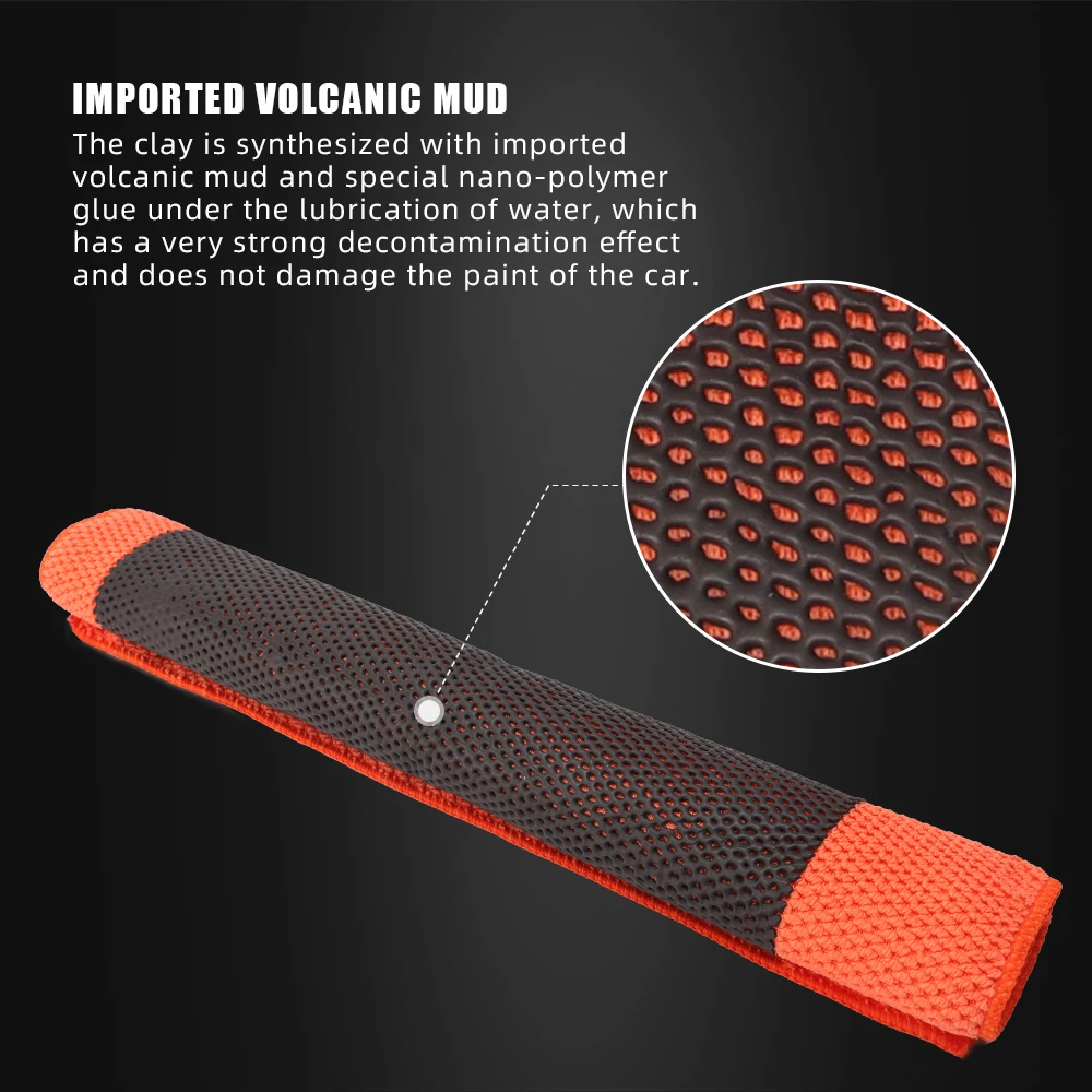 SPTA V2 Clay Bar Towel Auto Detailing Clay Bar Cloth Microfiber Car Wash Towel