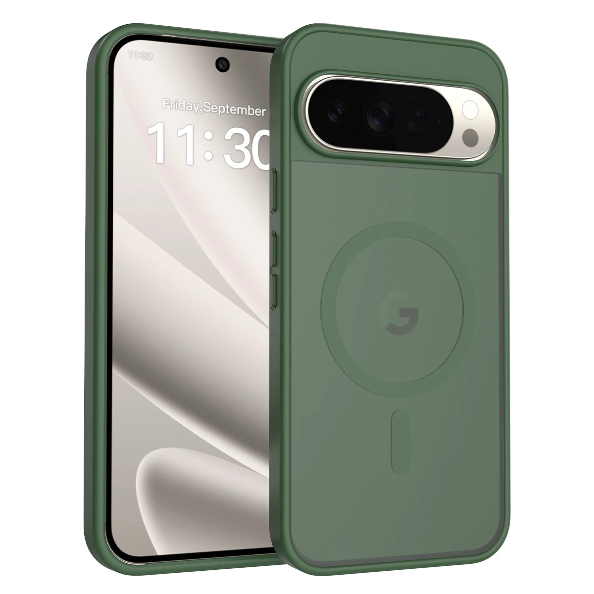 Magnetic Frosted Skin-Friendly Acrylic Shockproof Case with MagSafe Compatibility
