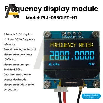 Misuratore di frequenza digitale ad alta precisione con contatore di frequenza RF da 20 MHz-2,7 GHz per test di amplificatori radioamatori e sintonizzazione dell'antenna