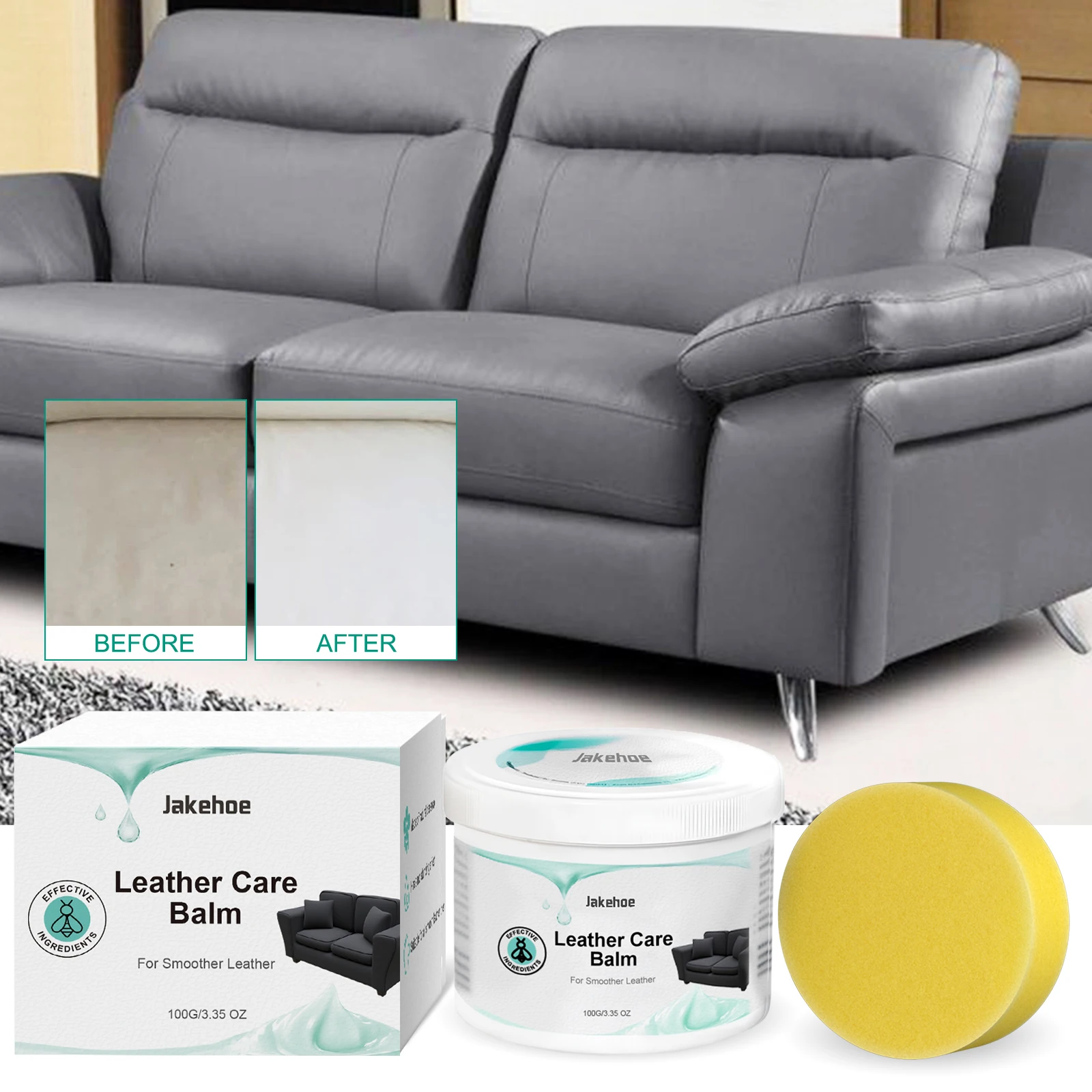 Leather Care Balm Polish Smoother Moisturizer