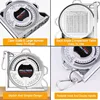 Angle Finder Inclinometer Protractor Magnetic Angle Finder Angle Measuring Tool Tilt Level Meter Slope Locator Angle Measurement 4