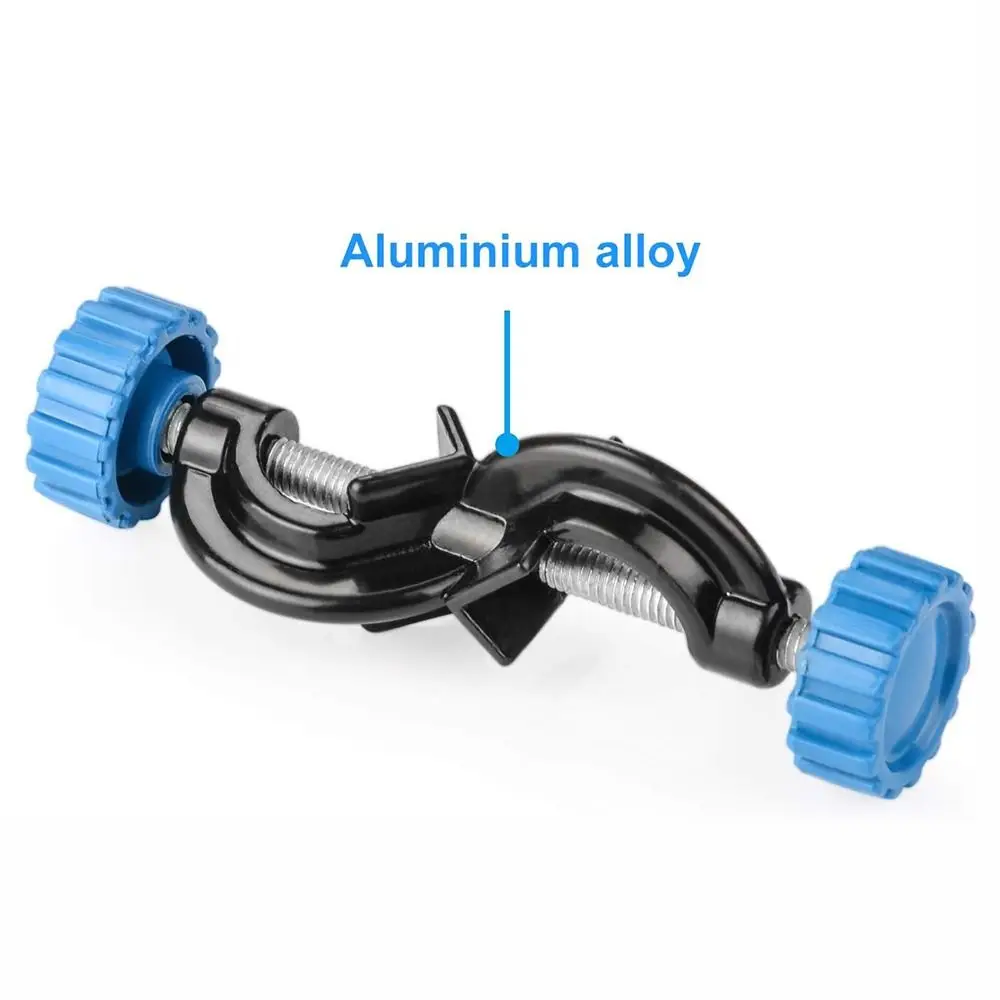 1Pcs Support Clip Laboratory Use with Boss Head Rods Aluminum Alloy Lab Stand Clamp Holder Bosshead Clamp Holder