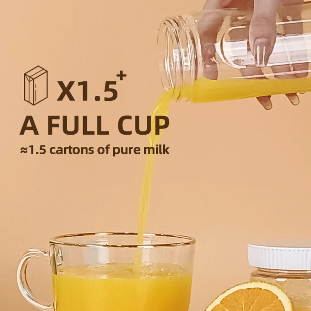 Mini Portable Blender Electric Fruit Juice Smoothie Orange Fresh Juice Blender Multifunction Rechargeable Auxiliary Food Mixer