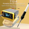 STM32 V3 T12-A Cordless Soldering Station Solder Iron for Dewalt/Makita/Milwaukee/Devon Li-ion Battery 18/20V Max for DIY Repair 1