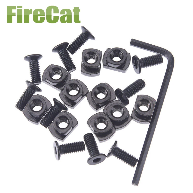 

Tactical Metal 10 Pcs/lot M-LOK Screw And Nut Replacement for MLOK Keymod Handguard Rail Screw Nut Hunting Gun Rifle Accessories