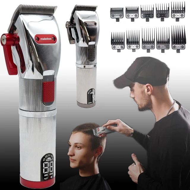 

Madeshow M5 M5F M6 Hair Clipper Hair Trimmer for Men Professional Barber Hair Cutting Machine 7000rpm 2 Gears Finishing Haircut