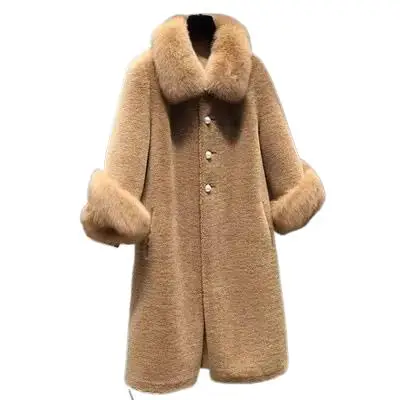 

Loose Faux Fox Fur Fur Coat Winter New 4.124