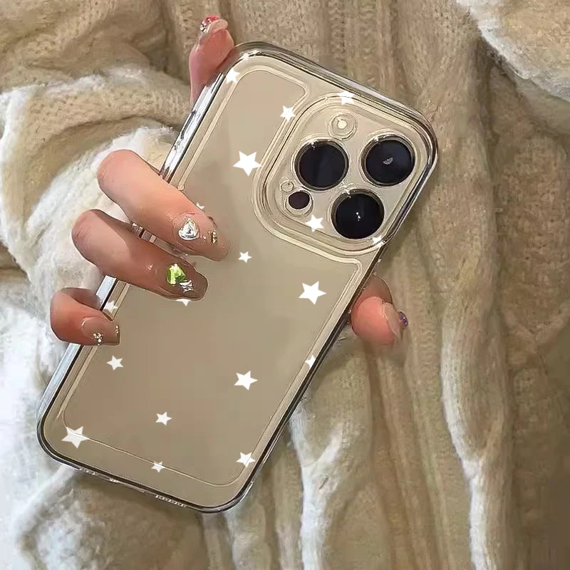 Korean Star Creative Clear Phone Case - Stylish and Transparent Cover