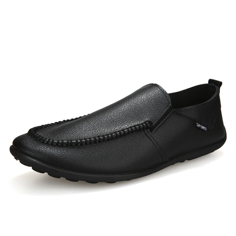 

Tenis Masculino Men's Casual Shoes Slip on Fashion Brand Leather Loafers Soft Male Moccasins Outdoor Designer Footwear Zapatos