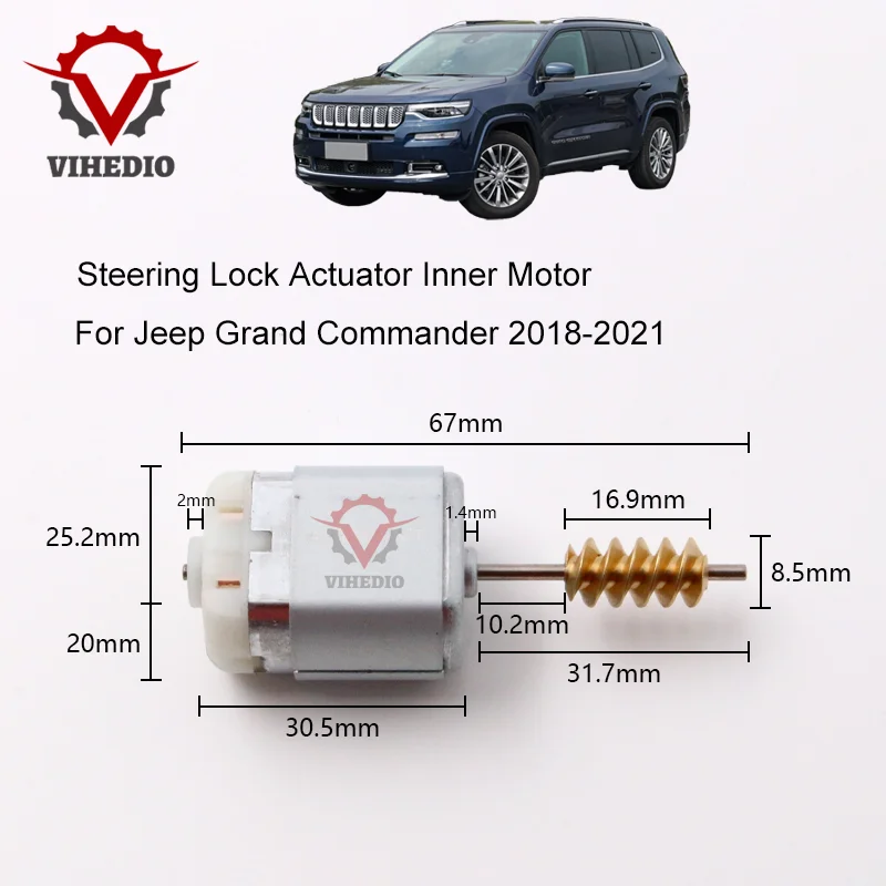 Per Jeep Grand Commander 2018-2021 Attuatore Blocco Sterzo Per Auto Motore Interno Oem 12V Core Power Sostituire Motore Fai Da Te Di Alta Qualità