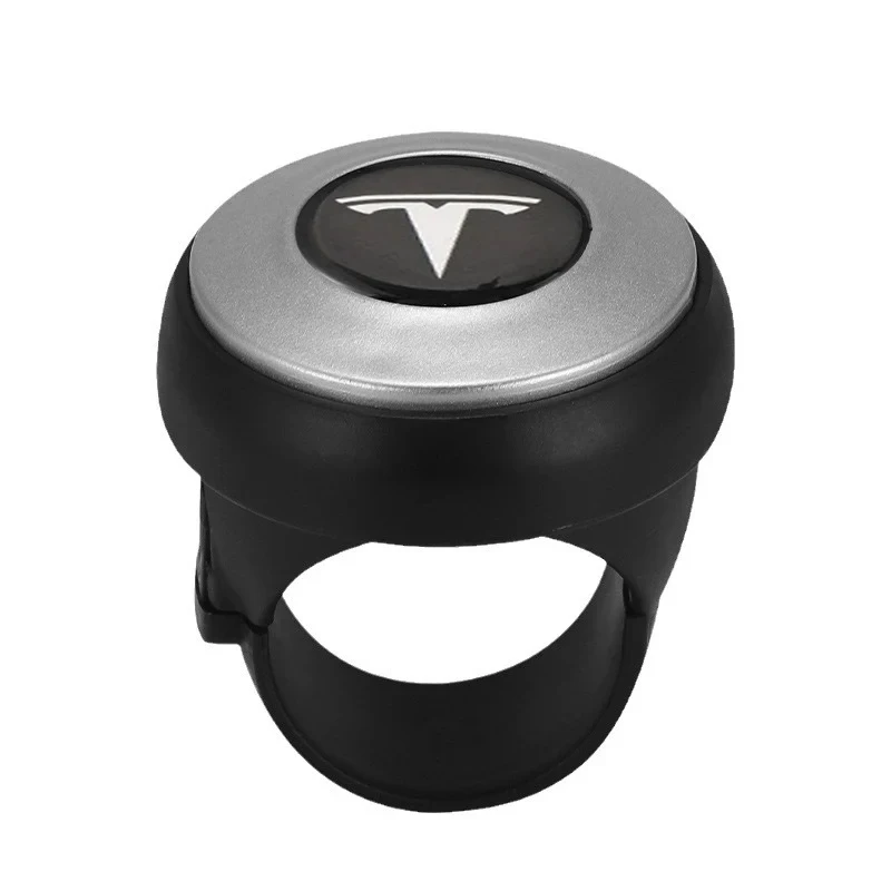 Car 360&deg; Steering Wheel Spinner Knob Power Handle Ball Turning Helper Auxiliary Booster Strengthener For Tesla Model 3 S X Y