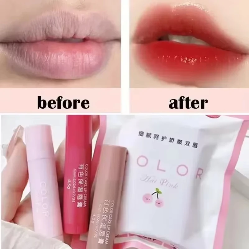 3Pcs/Set Sweet Liquid Lipstick Set Matte Velvet Lip Glaze Non-marking Lip Tint Cosmetic Kits Lipgloss Waterproof Longlasting New