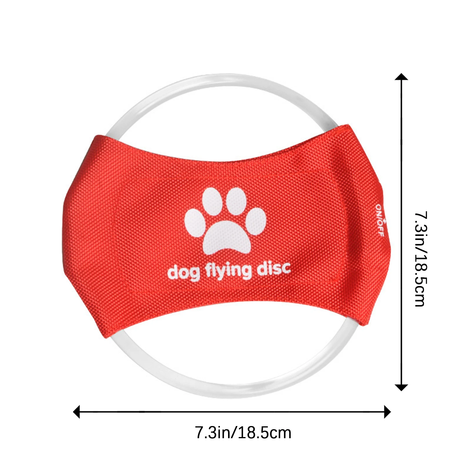 1Pc Dog Flying Discs 3 Modes Light Glowing LED Luminous Trainning Interactive Toys Game Flying Discs Dog Toy Pet Dog Accessories 2