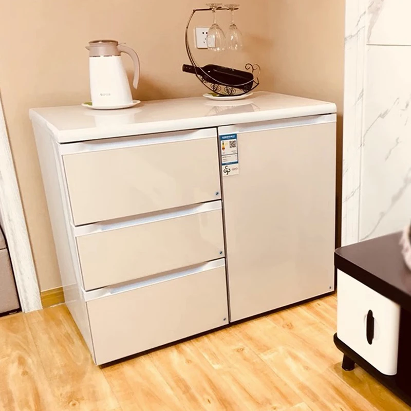 Refrigerator Household Horizontal Kitchen Embedded Three-Drawer Side-By-Door Direct Cooling Refrigerator Freezer 6