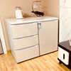 Refrigerator Household Horizontal Kitchen Embedded Three-Drawer Side-By-Door Direct Cooling Refrigerator Freezer 6