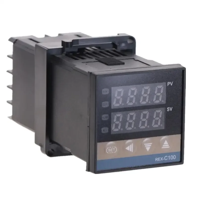 100-240VAC PID REX-C100 Temperature Controller Range 0 to 900C SSR40A K Thermocouple Set + Heat Sink