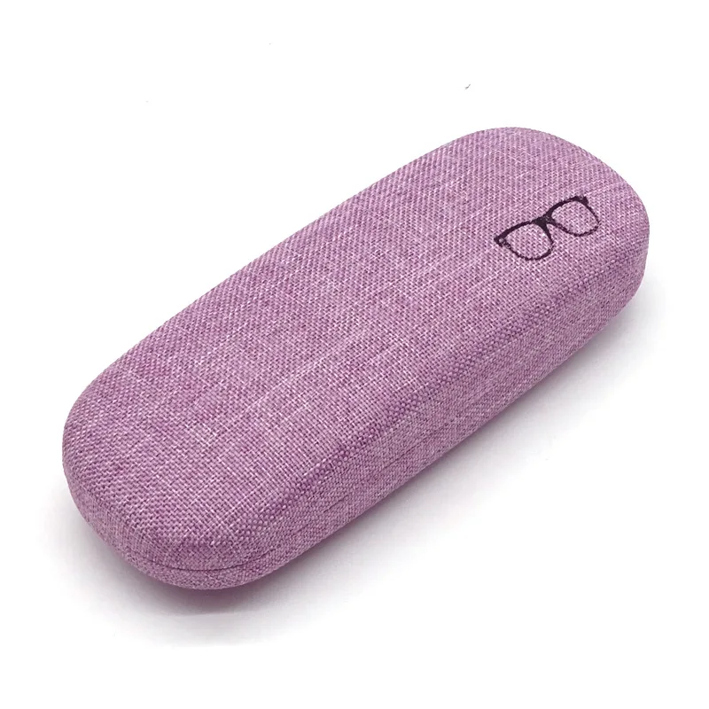 Glasses Case Men Women Linen Cloth Eyeglass Cases Cover Hard Glasses Box Holder Eyewear Storage