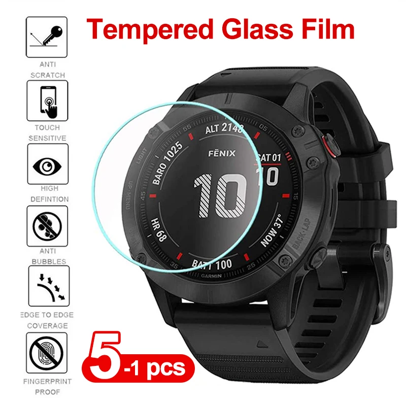 

Закаленное стекло премиум класса 9H для смарт-часов Garmin Fenix 6 6S 6X Pro Sapphire