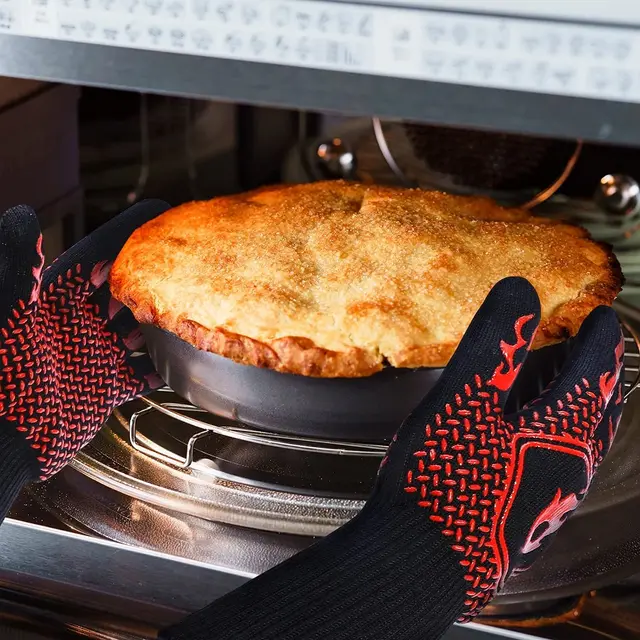 1Pc 1472 Fokos F Szélsőséges Hőálló Grillezési Kesztyű A Bbq Sütő Dohányos Kályha Kandalló Barbeque Pizza Kemence Kagyló - Image 2