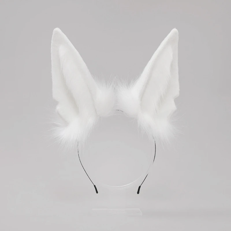 

Plush Headwear Animal Ears Tail Set Cosplay Party Supplies for Halloween