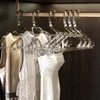 10/20pcs Clear Acrylic Hanger Non-Slip Dressing Saving For Jacket Dresses Crystal Clothes Hanger Closet Organizer Save Space 2