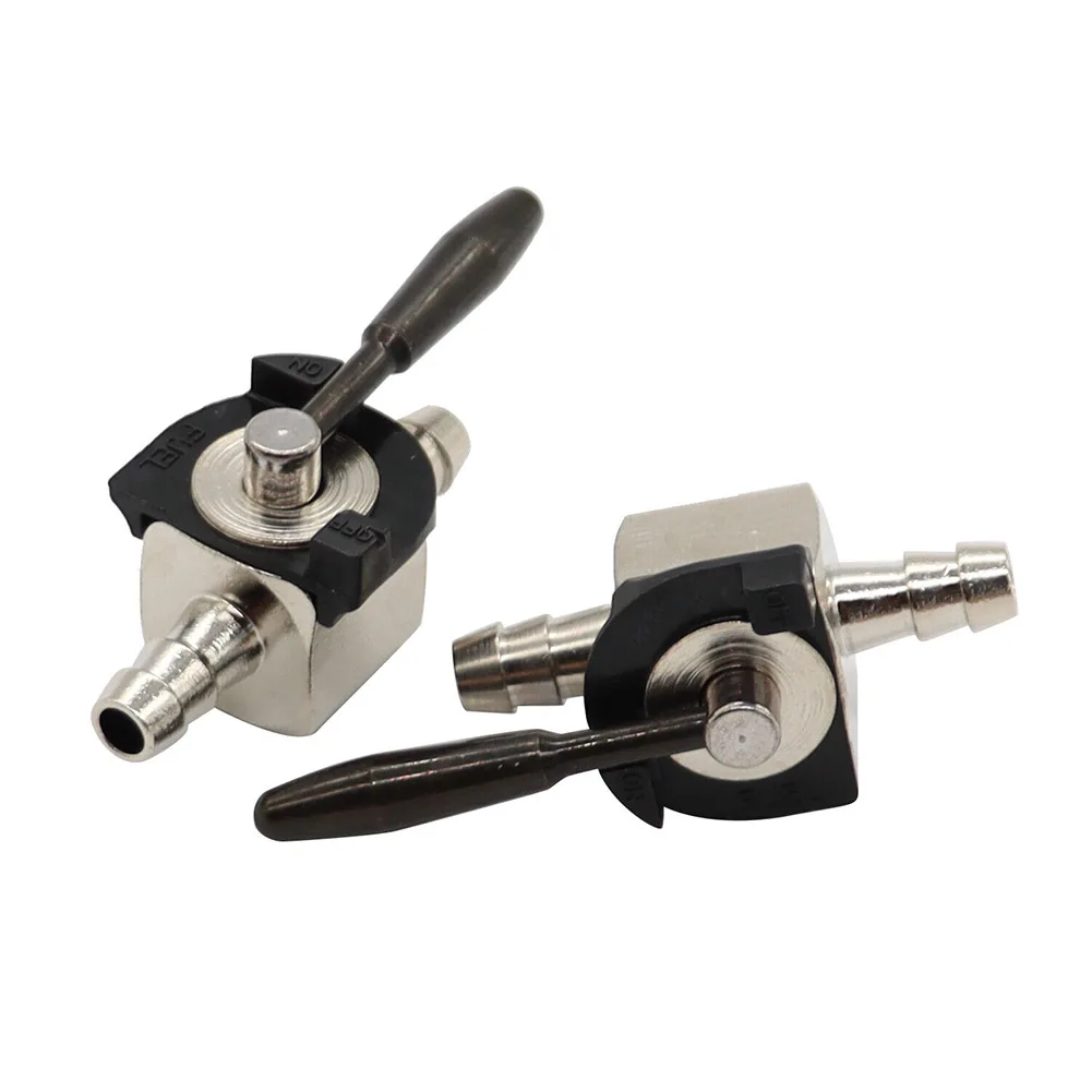 

For Oregon 07-403 Shut-Off Valve Petcock 1/4inch 2pcs Heavy Duty Mower Tool In-line Metal Sliver Parts Replacement