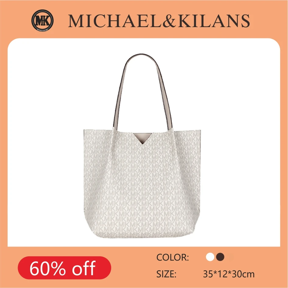 MK Bag sac a main femm Luxury Designer Handbag For Women Kors ​​New Retro Large Capacity Tote Lazy Style Portable Bucket |